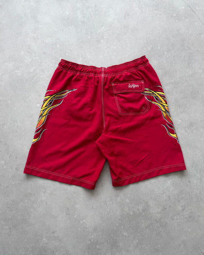 Vintage Billabong Flaming Skull Boardshorts (32)