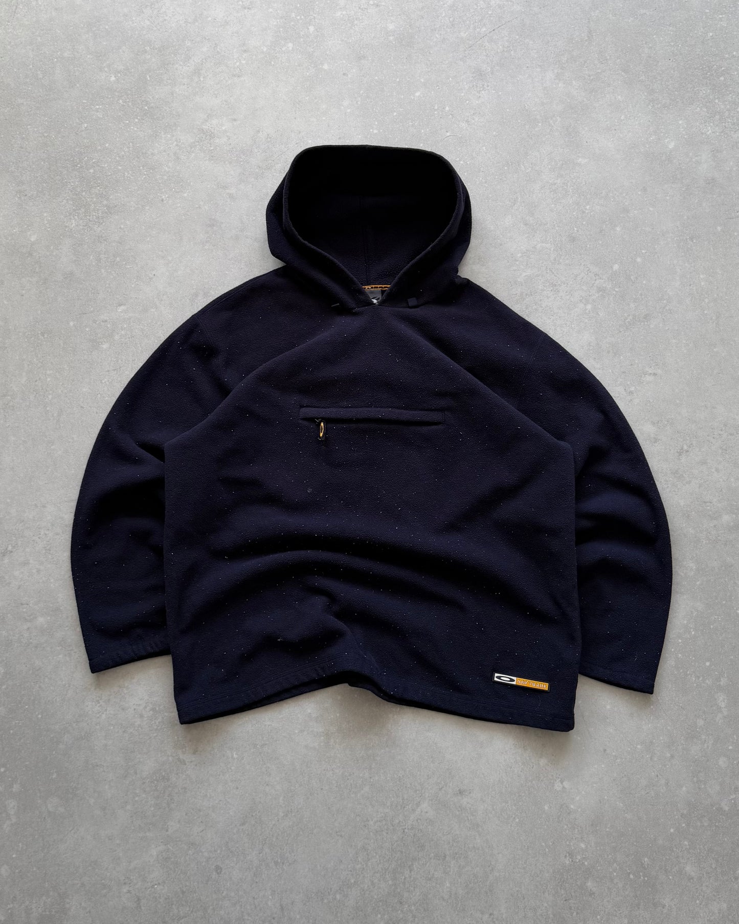 Vintage Oakley 1/4 Zip Fleece Hoodie (L)