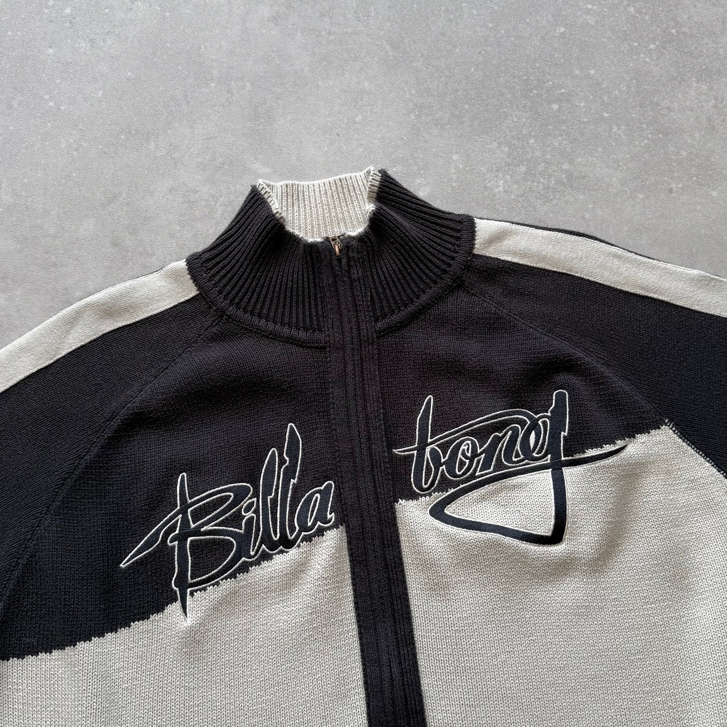 Vintage Billabong Full Zip Knit Jumper (M)