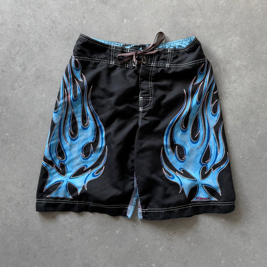 Vintage Billabong Flames Boardshorts (30)