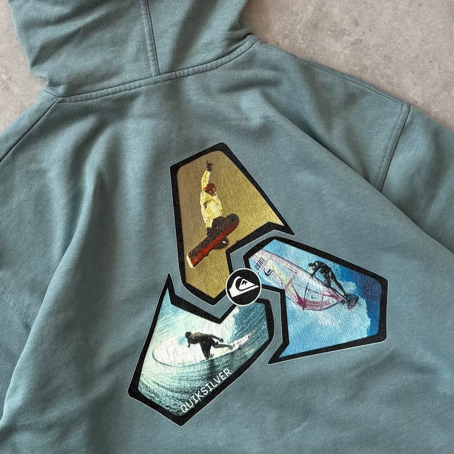 00's Quiksilver Zip-up Hoodie (L)
