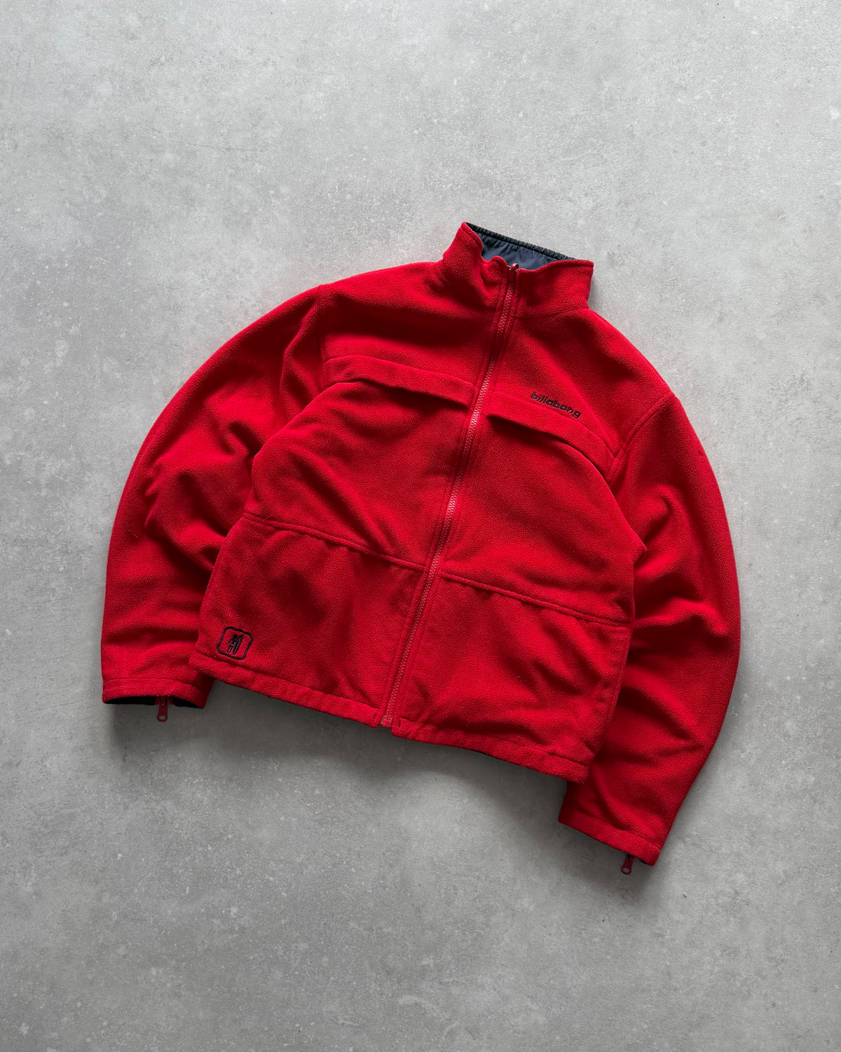Vintage Billabong Women’s Reversible Fleece Jacket (XS)