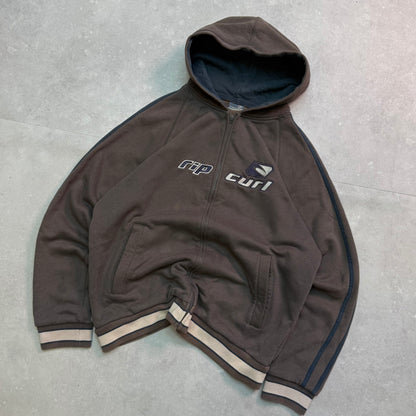 00's Rip Curl Zip Up Hoodie (L)