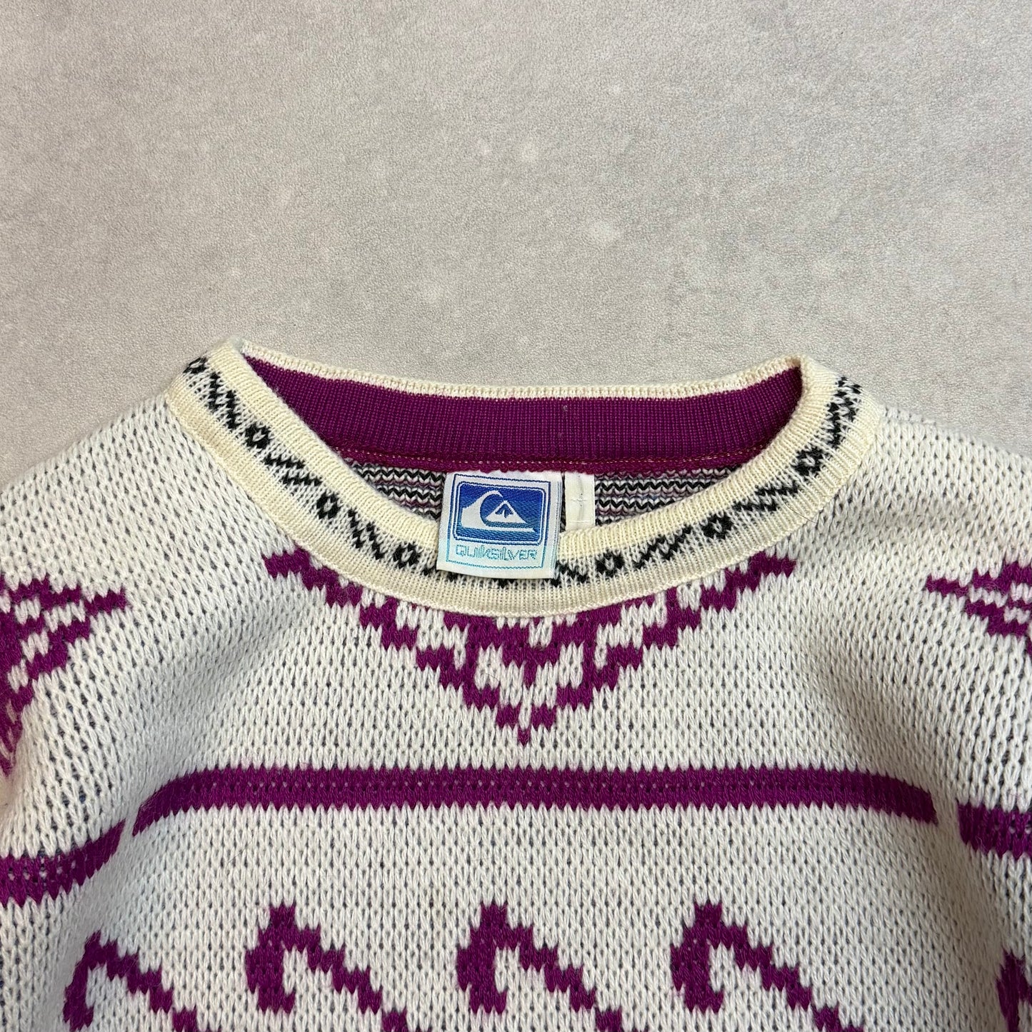 Late 80’s Quiksilver Knit Jumper (L)