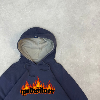 00’s Quiksilver Flame Hoodie