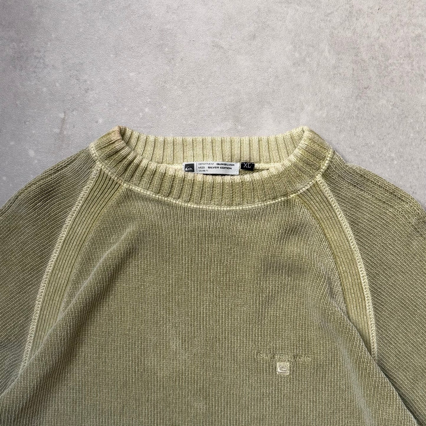 00’s Quiksilver Corduroy Knit Jumper (XL)