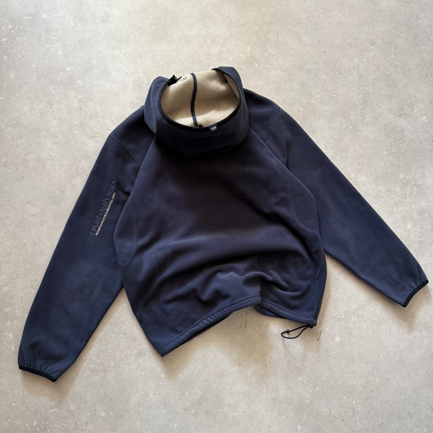 00’s Quiksilver Shoulder Zip Hoodie (M)