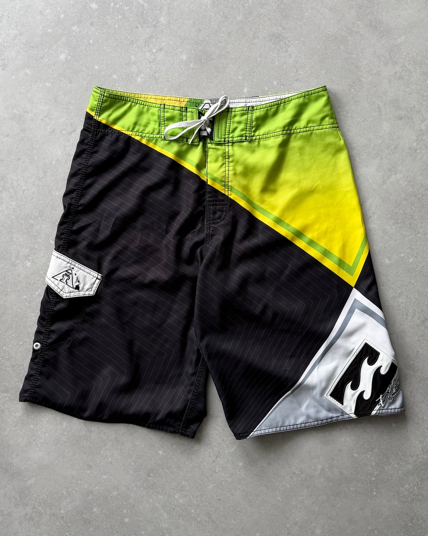 Vintage Andy Irons Billabong boardshorts front