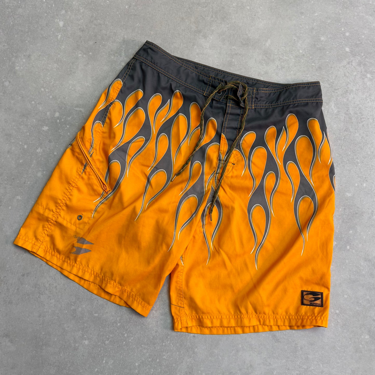 90’s Gotcha Flame Boardshorts (34)