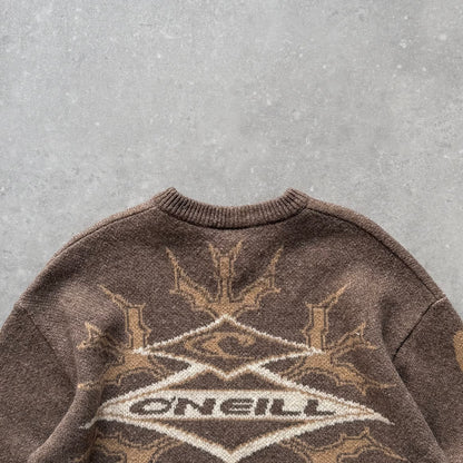 Vintage O'Neill V-Neck Knit Jumper (L)