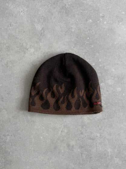 Vintage No Fear Flame Beanie