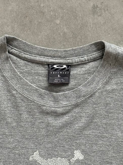 Vintage Oakley Software 3D Skull T-shirt (L)