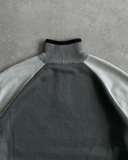 Vintage Quiksilver 1/4 Zip Knit Jumper (M)