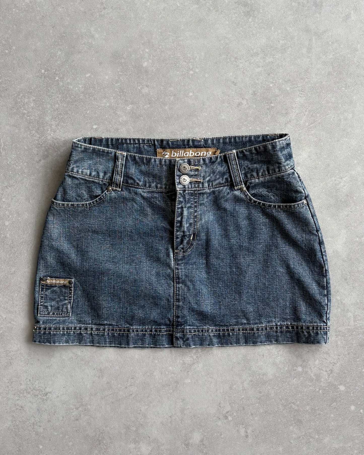 Vintage Billabong Denim Mini Skirt (29)