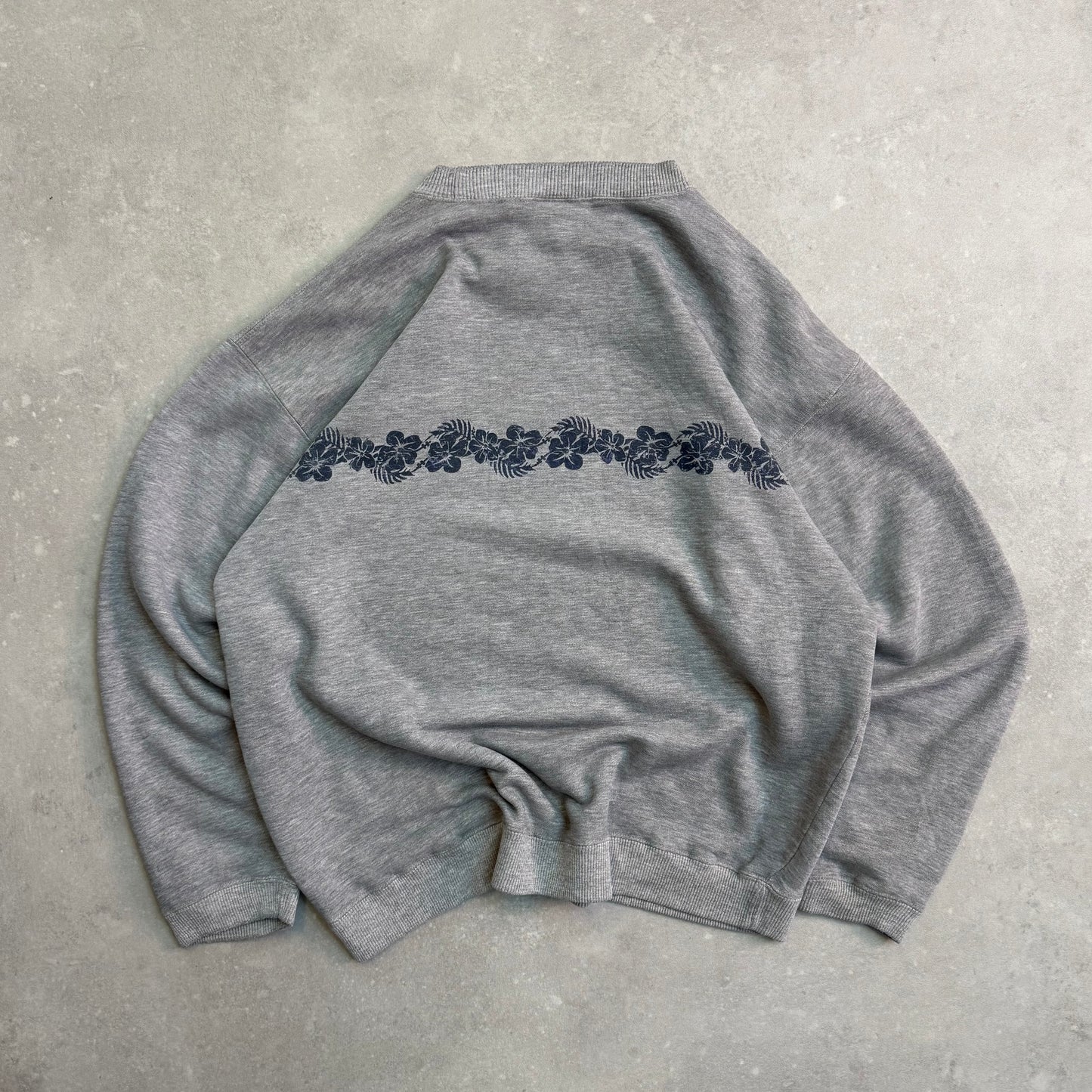90’s Quiksilver Floral Sweatshirt (XL)