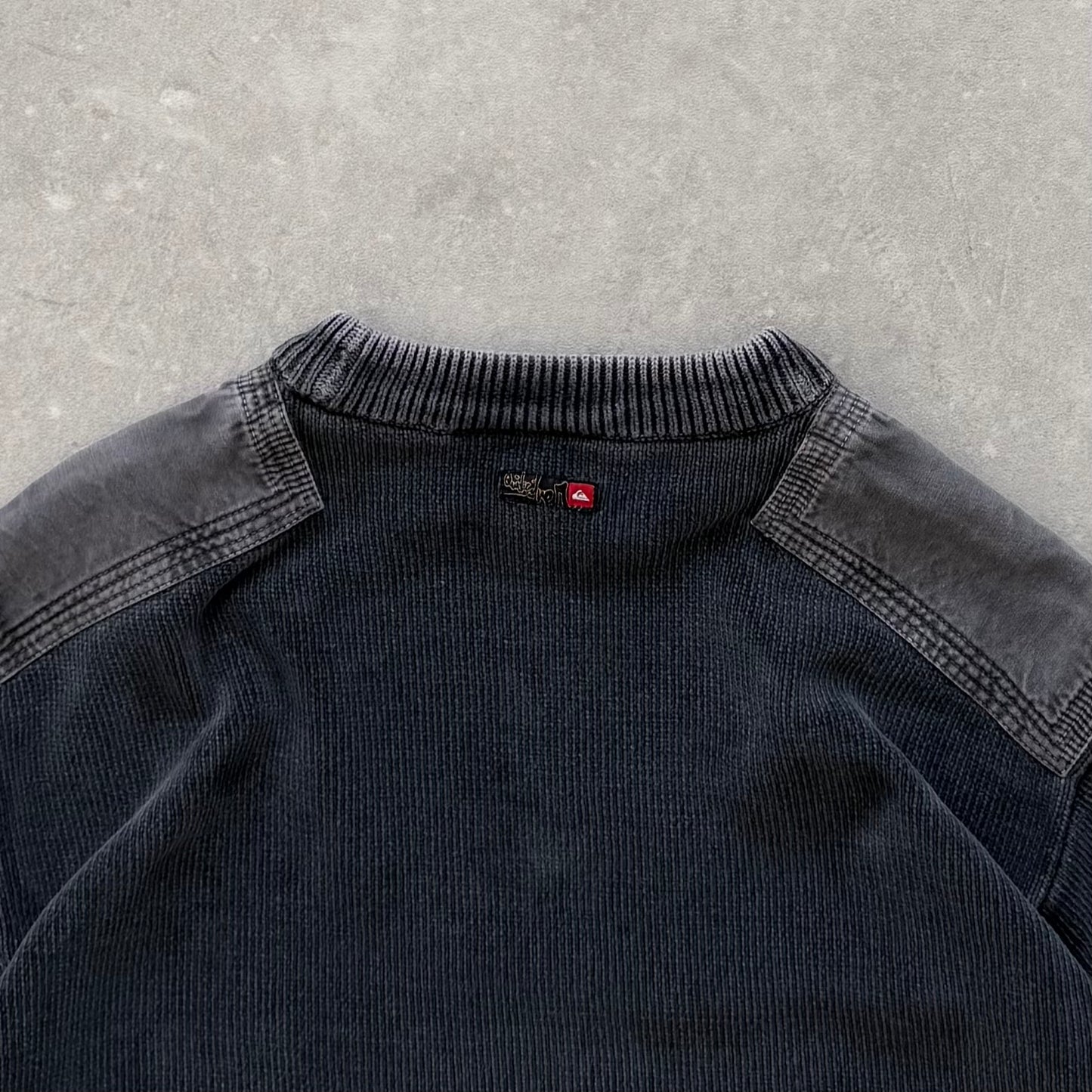 00’s Quiksilver Corduroy Knit Jumper (L)