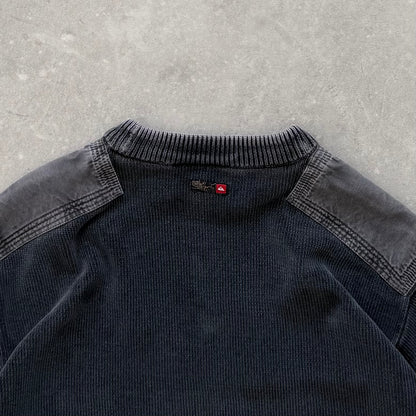 00’s Quiksilver Corduroy Knit Jumper (L)