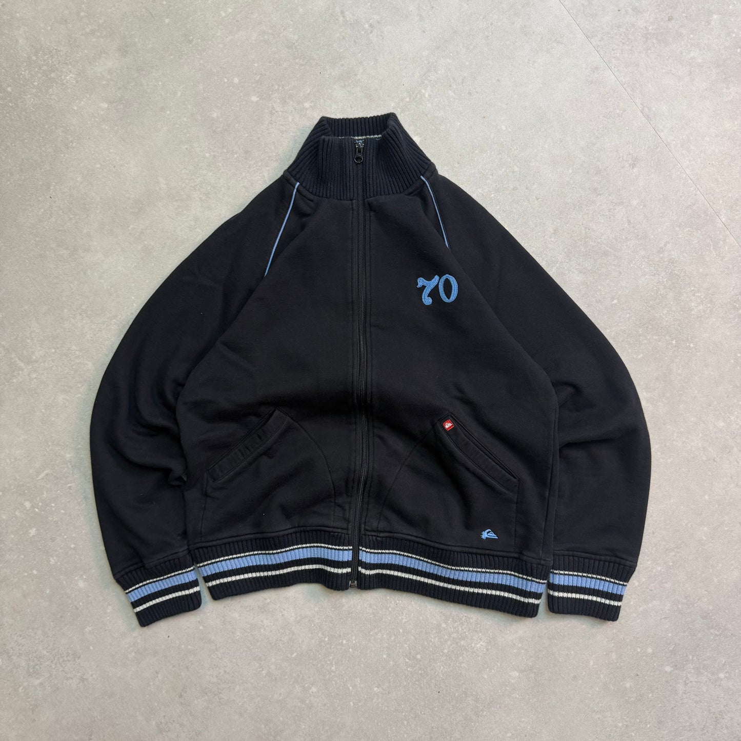 00’s Quiksilver Zip up Sweatshirt (M)