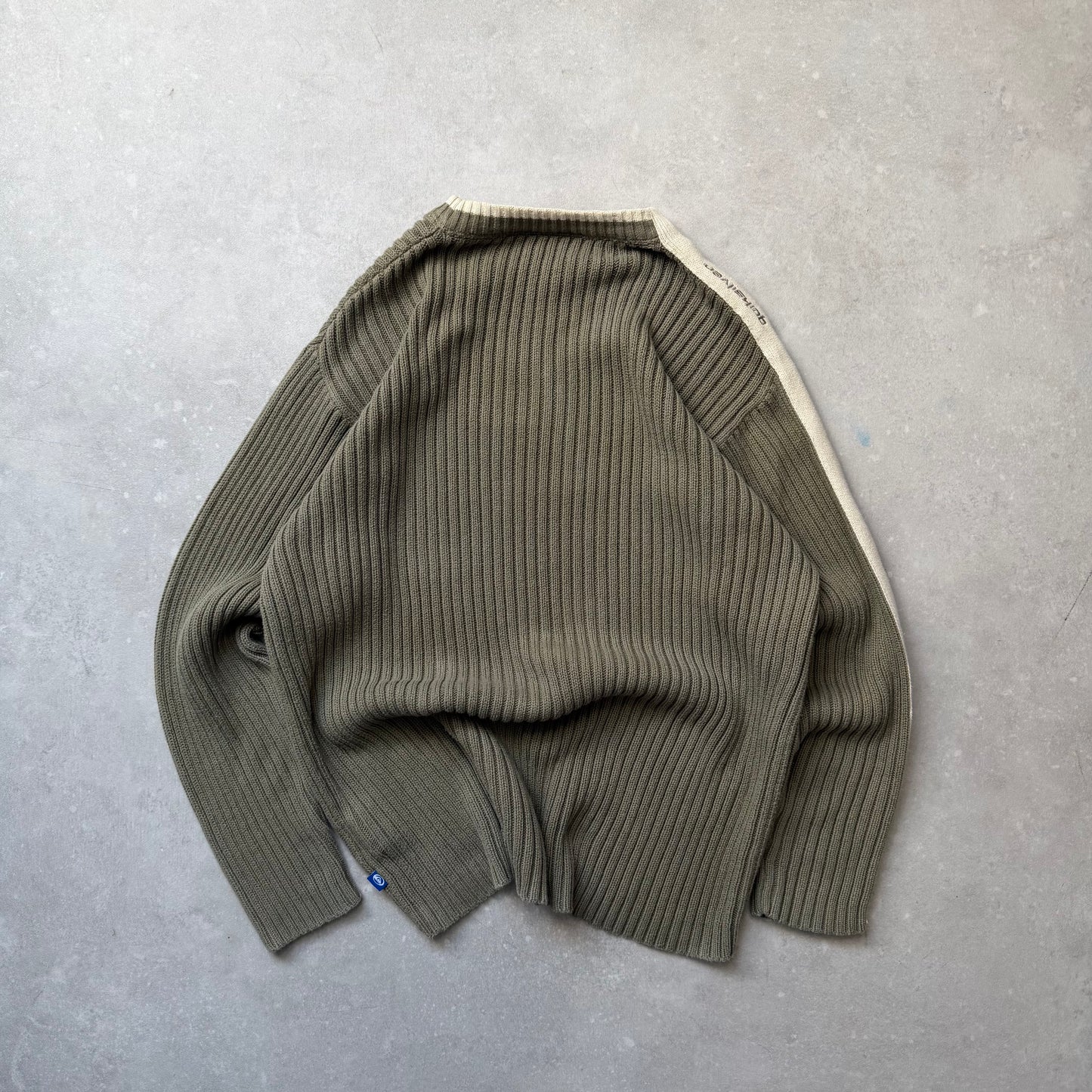 00's Quiksilver Cable Knit Jumper (M)