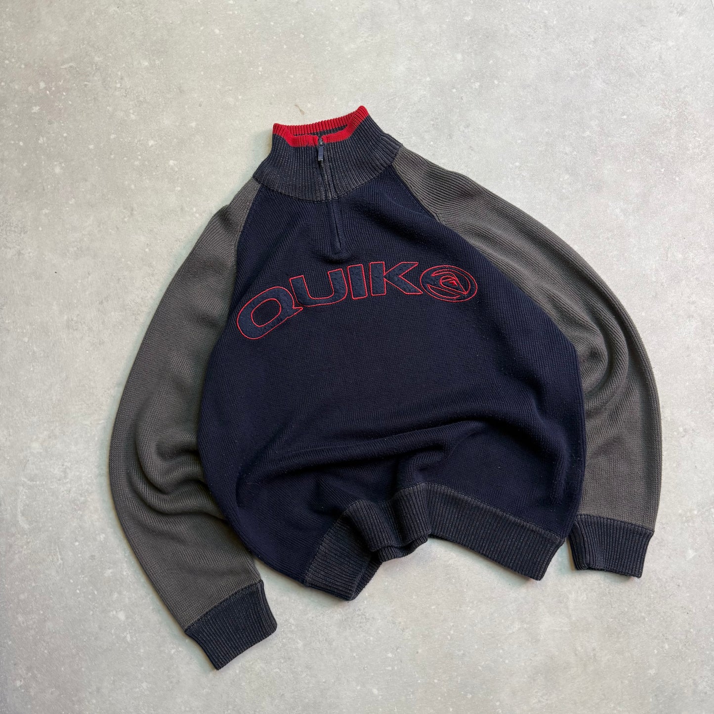 00’s Quiksilver Cable Knit Jumper (M)