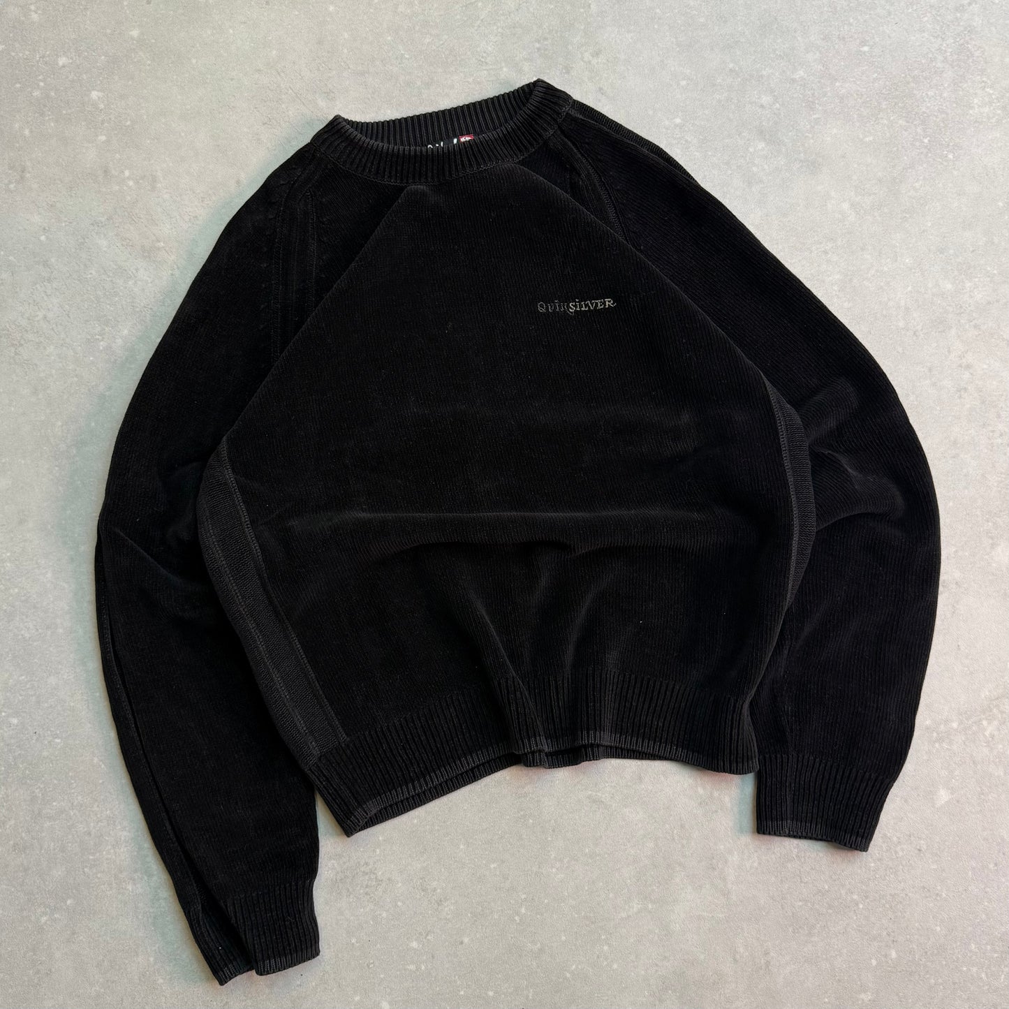 00’s Quiksilver Corduroy Knit Jumper (S)