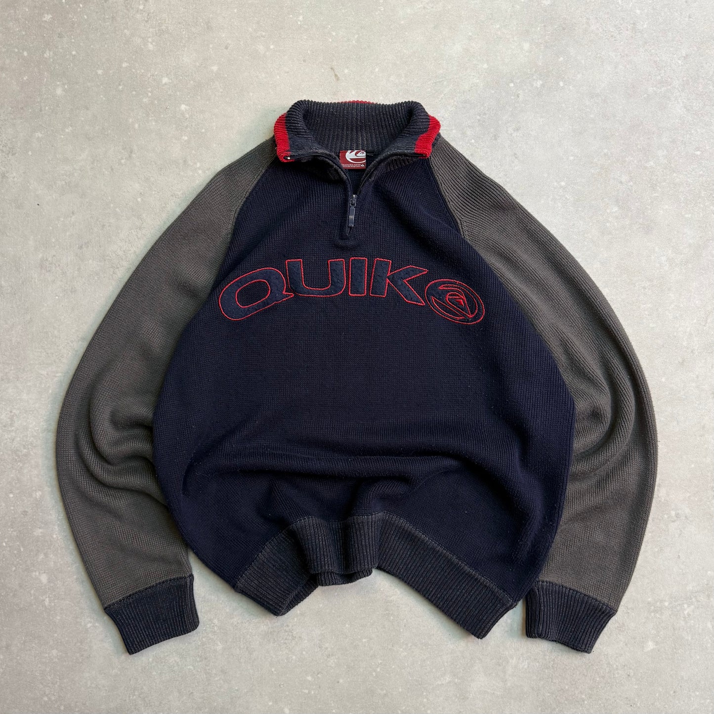 00’s Quiksilver Cable Knit Jumper (M)
