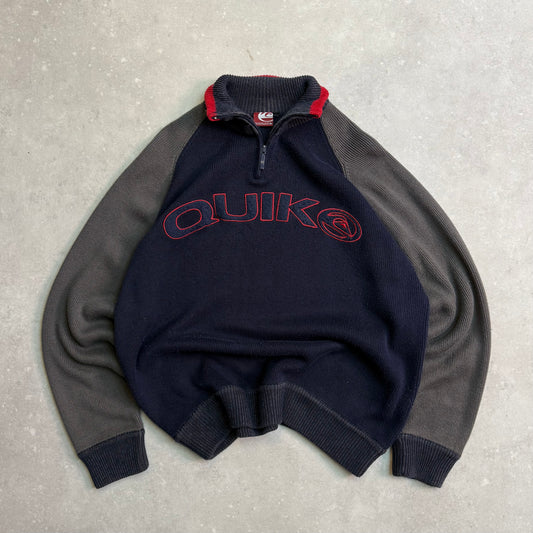 00’s Quiksilver Cable Knit Jumper (M)