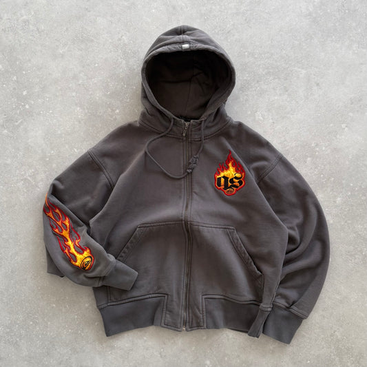 00’s Quiksilver Flame Hoodie (S)