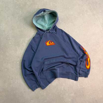00’s Quiksilver Flame Hoodie (M)