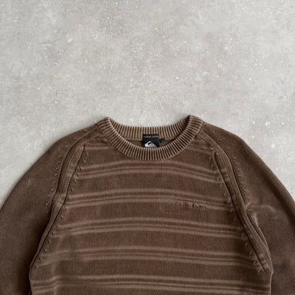 Vintage Quiksilver Corduroy Knit Jumper (L)