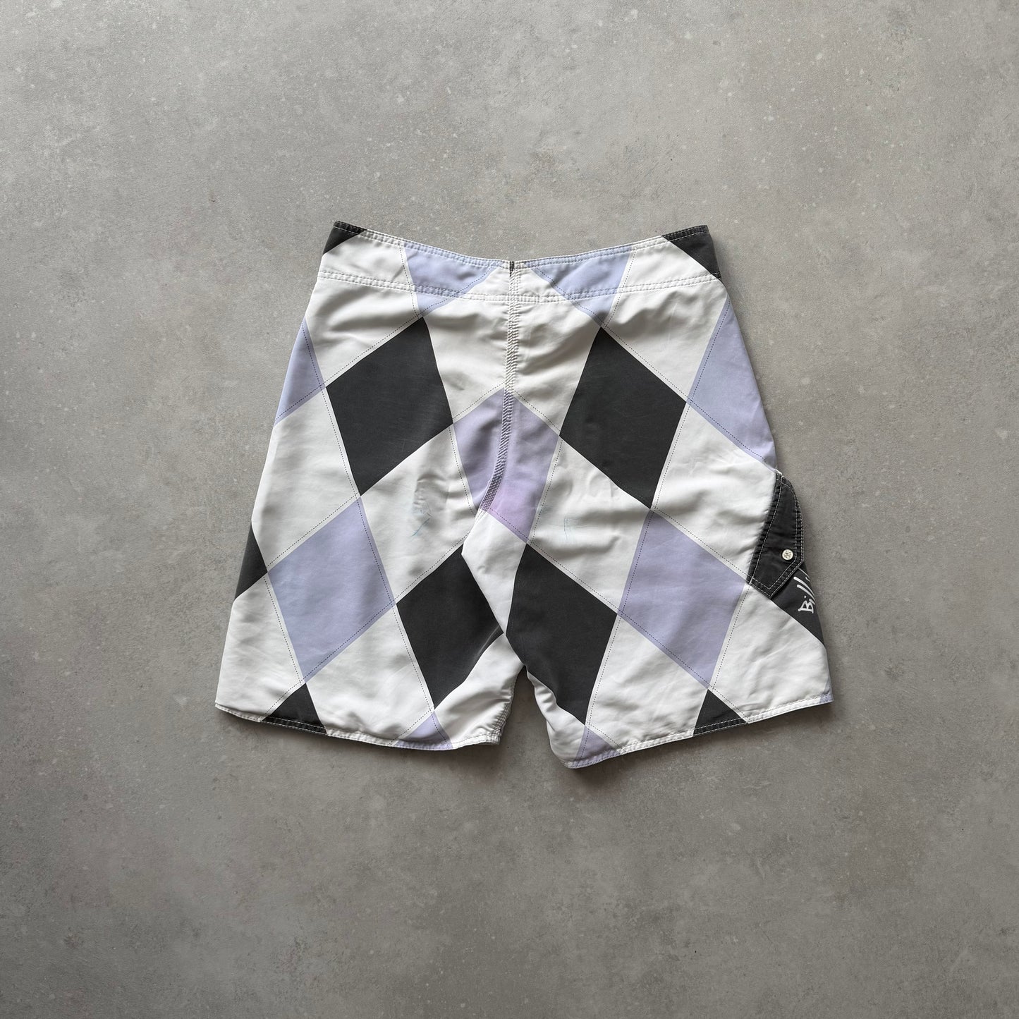 Vintage Billabong Andy Irons Argyle Diamond Boardshorts (36)
