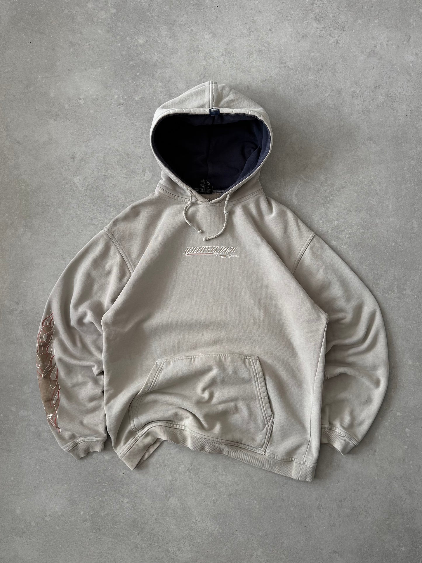 Vintage Quiksilver Flame Hoodie (M)