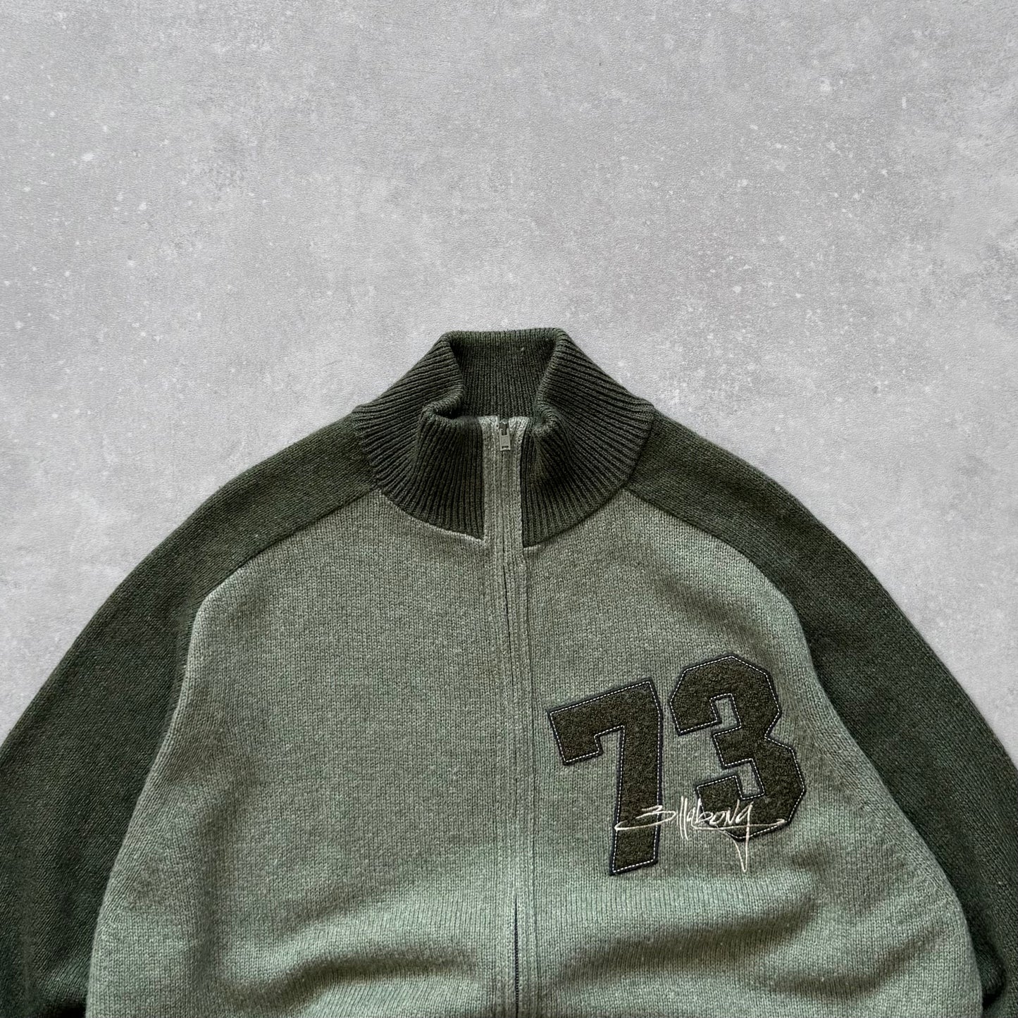 Vintage Billabong Full Zip Knit Jumper (XL)
