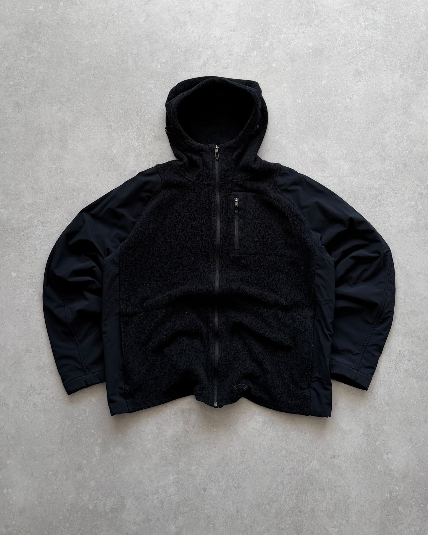 Vintage Oakley Zip-Up Fleece Hoodie (L)