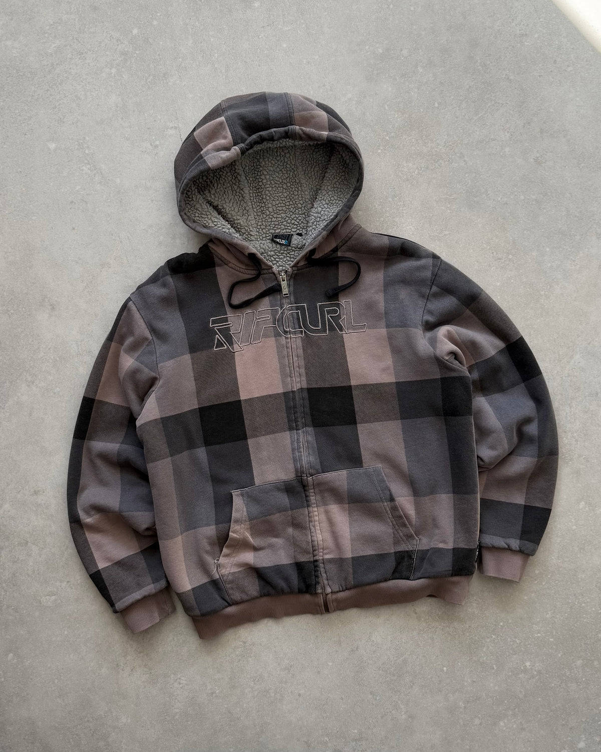 Vintage Rip Curl Full Zip Hoodie (M)