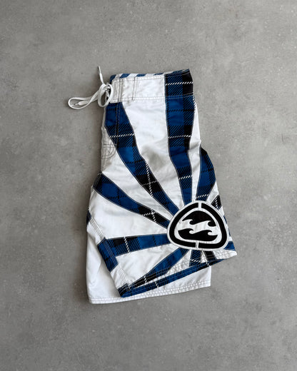 Vintage Billabong Andy Irons Rising Sun Boardshorts (32)