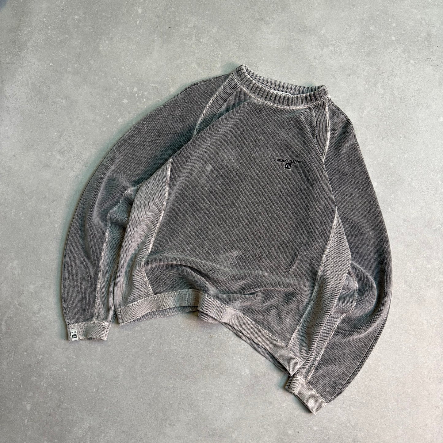 00’s Quiksilver Corduroy Knit Jumper (L)