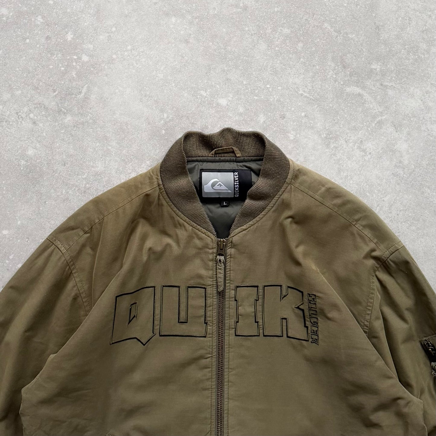 00’s Quiksilver Bomber Jacket (M)