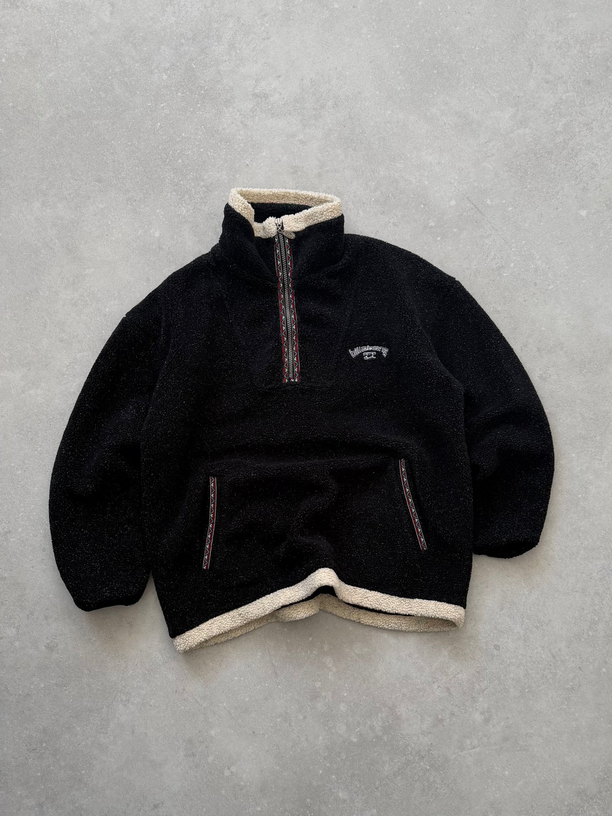 Vintage Billabong 1/4 Zip Fleece (L)