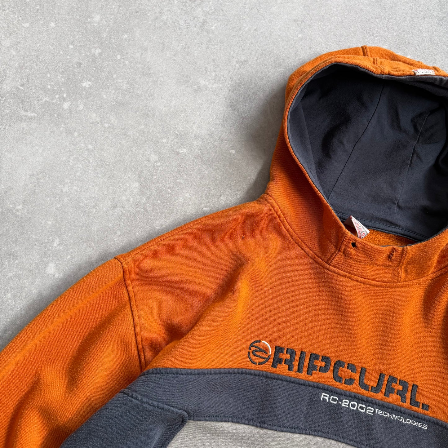 00's Rip Curl Tri Tone Hoodie (L)