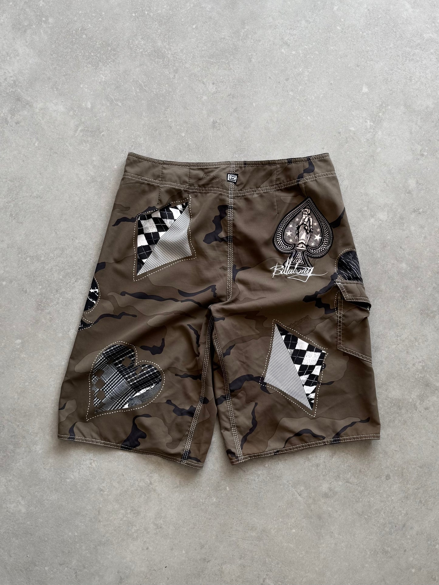 Vintage Billabong Taj Burrow Royal Flush Boardshorts (32)