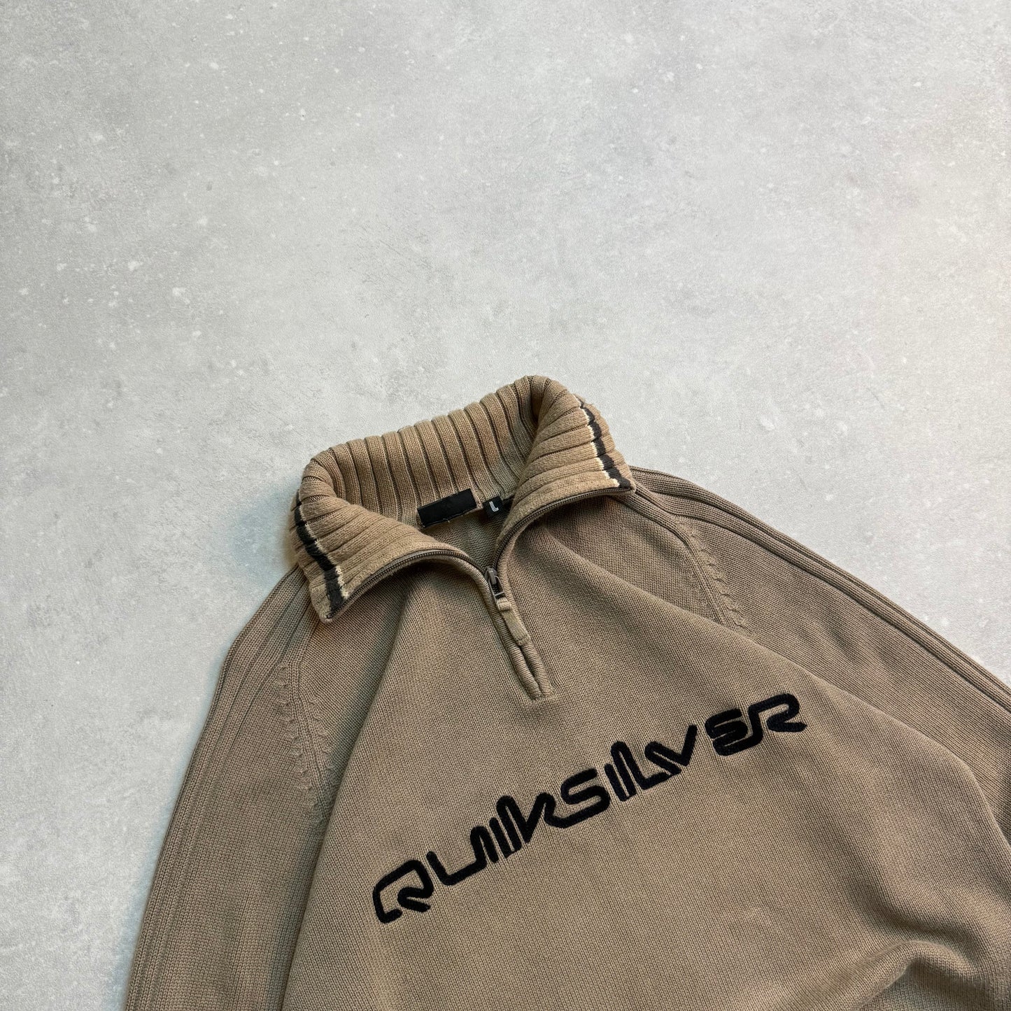 00’s Quiksilver 1/4 Zip Knit
