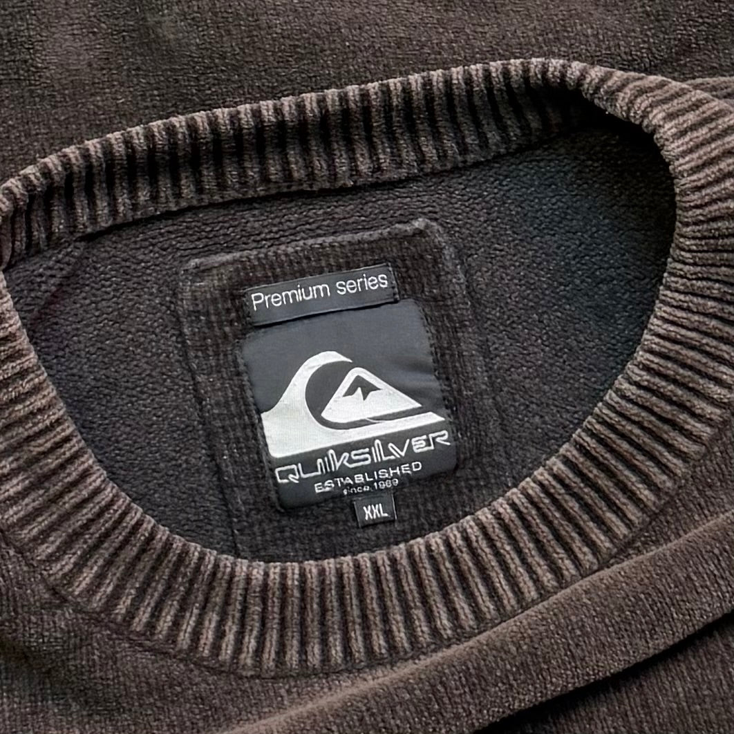 00’s Quiksilver Corduroy Knit Jumper (XL)