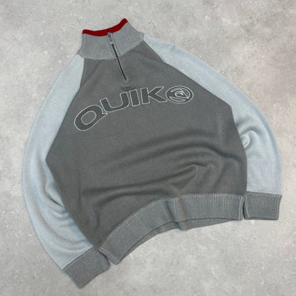 00’s Quiksilver 1/4 Zip Knit Jumper