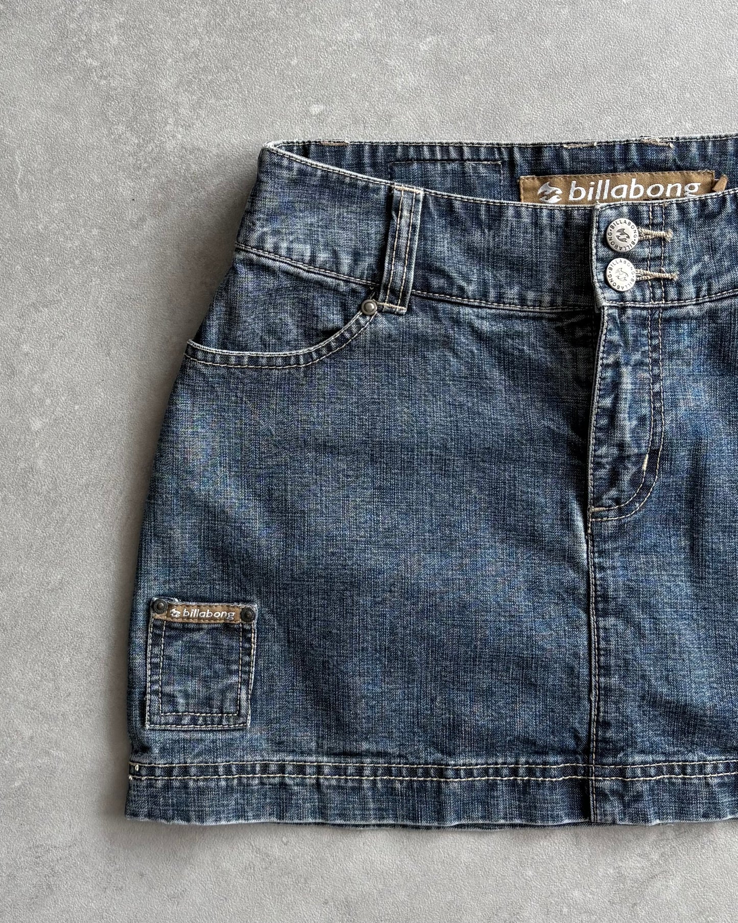 Vintage Billabong Denim Mini Skirt (29)