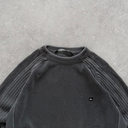00’s Quiksilver Corduroy Knit Jumper (L)
