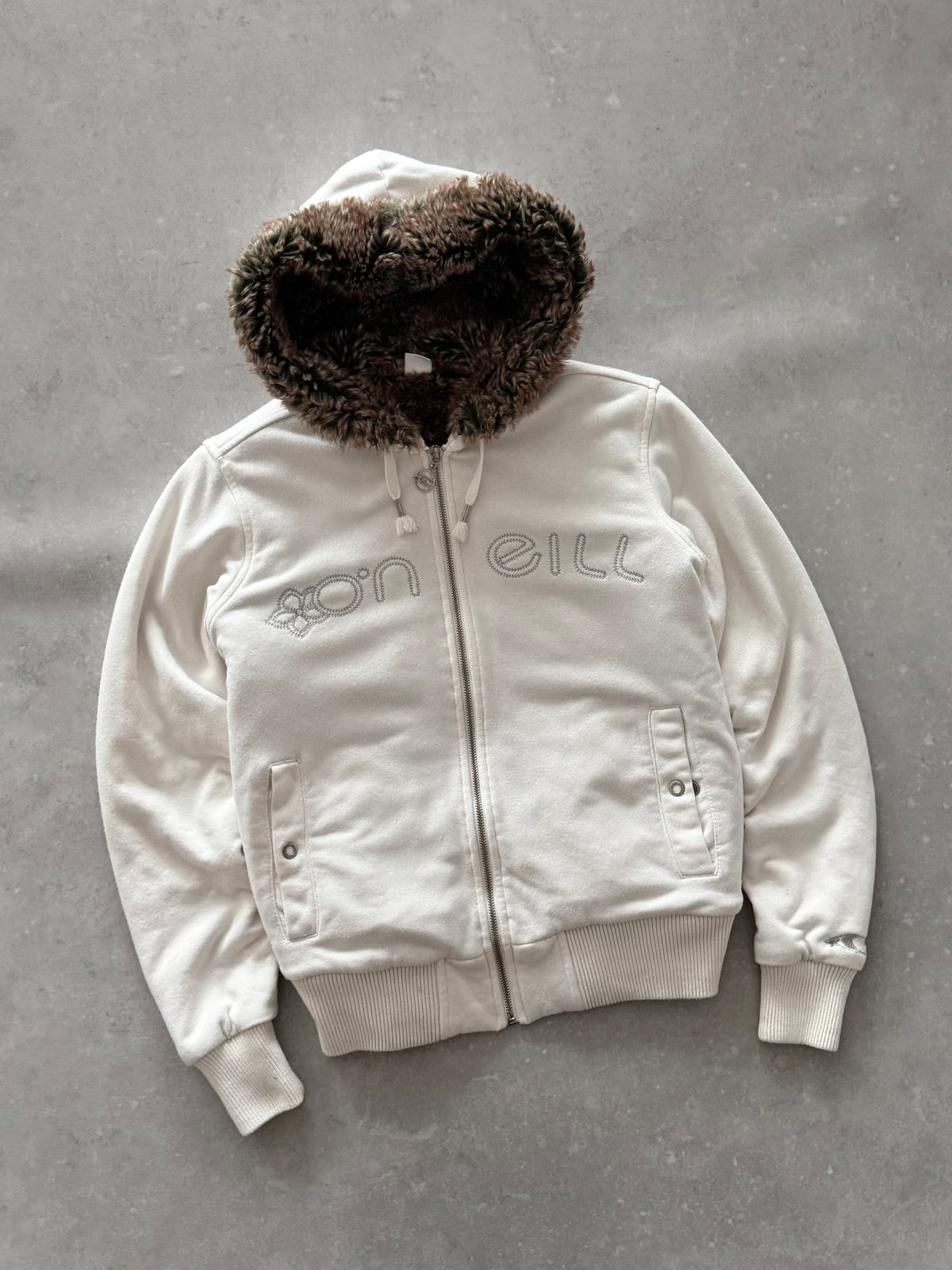 Vintage O’Neill Fur Lined Hoodie (S)