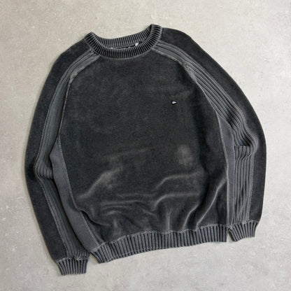 00's Quiksilver Corduroy Knit Jumper (L)