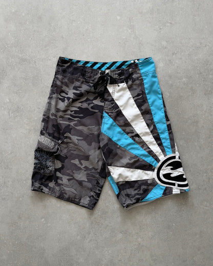 Vintage Billabong Andy Irons Rising Sun Boardshorts (30)