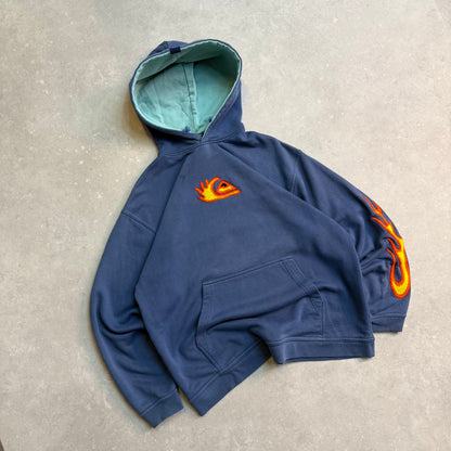 00’s Quiksilver Flame Hoodie